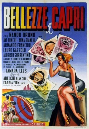 Bellezze a Capri (1951) - poster