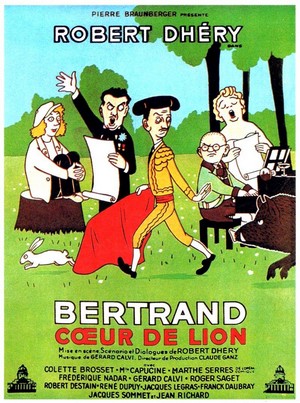 Bertrand Coeur de Lion (1951) - poster