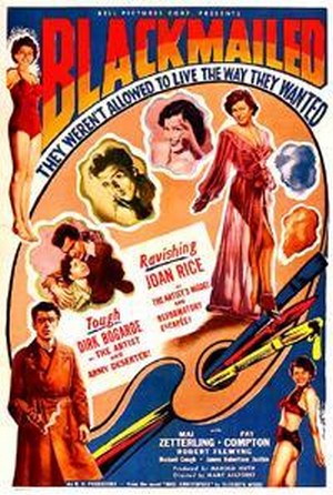 Blackmailed (1951) - poster