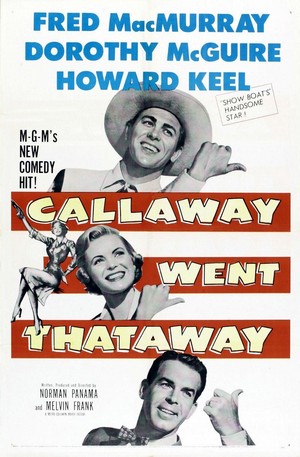 Callaway Went Thataway (1951) - poster