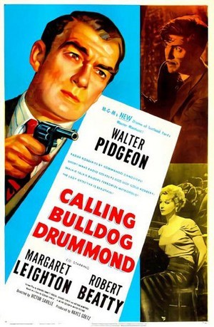 Calling Bulldog Drummond (1951) - poster