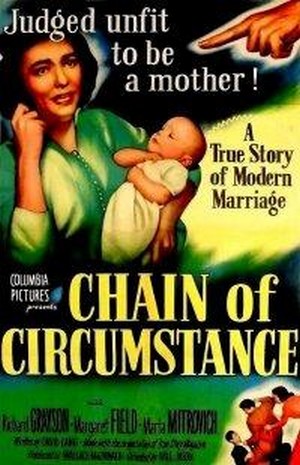 Chain of Circumstance (1951) - poster