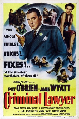 Criminal Lawyer (1951) - poster