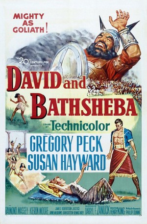 David and Bathsheba (1951) - poster