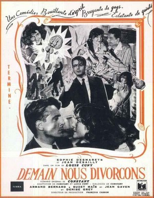 Demain Nous Divorçons (1951) - poster
