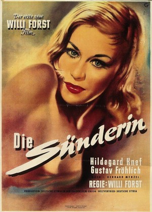 Die Sünderin (1951) - poster