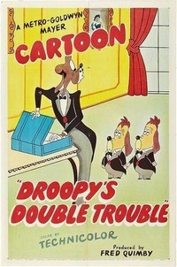 Droopy's Double Trouble (1951) - poster