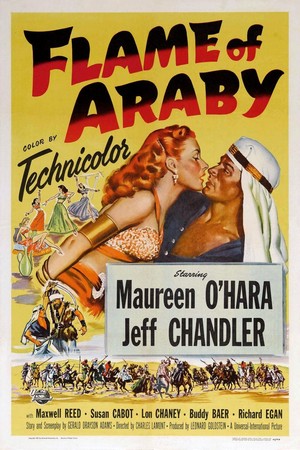 Flame of Araby (1951) - poster