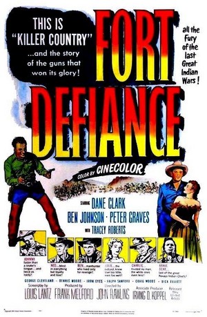 Fort Defiance (1951) - poster
