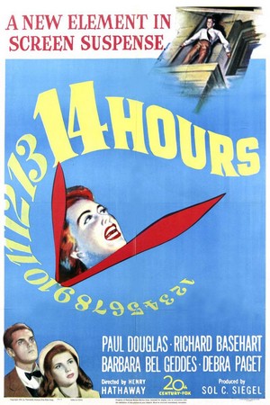 Fourteen Hours (1951) - poster
