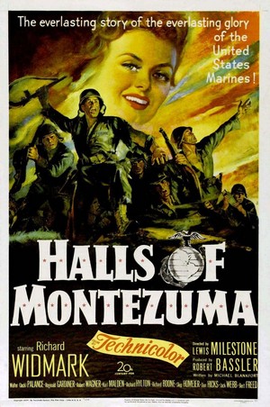 Halls of Montezuma (1951) - poster