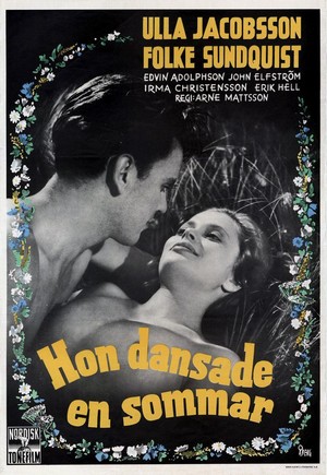 Hon Dansade en Sommar (1951) - poster
