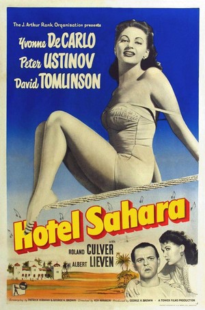 Hotel Sahara (1951) - poster