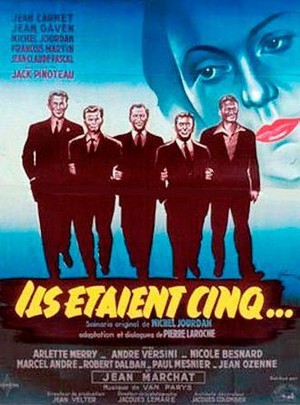 Ils Étaient Cinq (1951) - poster