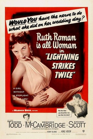Lightning Strikes Twice (1951) - poster