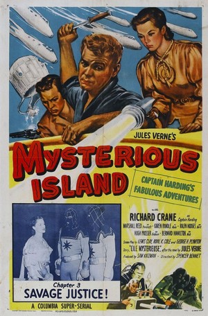 Mysterious Island (1951) - poster