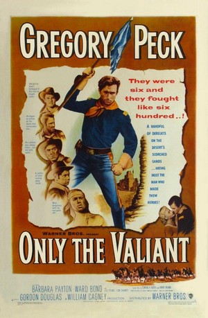 Only the Valiant (1951) - poster