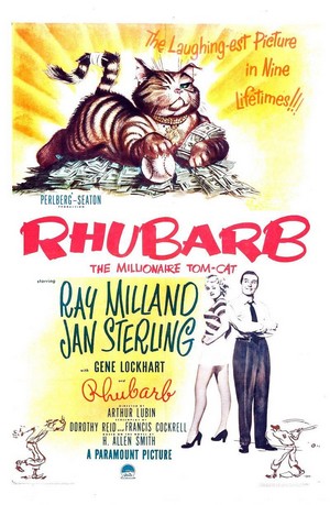 Rhubarb (1951) - poster
