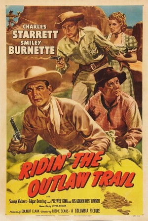 Ridin' the Outlaw Trail (1951) - poster