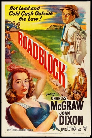 Roadblock (1951) - poster