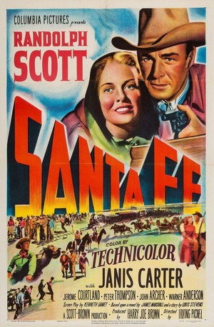 Santa Fe (1951) - poster