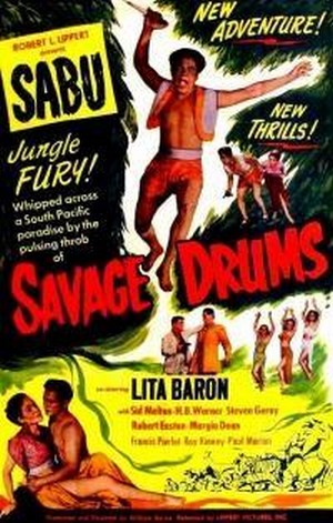 Savage Drums (1951) - poster