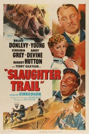 Slaughter Trail (1951) - poster