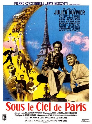 Sous le Ciel de Paris (1951) - poster