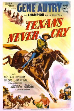 Texans Never Cry (1951) - poster