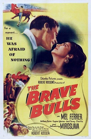The Brave Bulls (1951) - poster