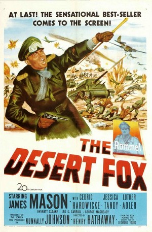 The Desert Fox: The Story of Rommel (1951) - poster