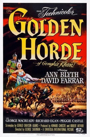 The Golden Horde (1951) - poster