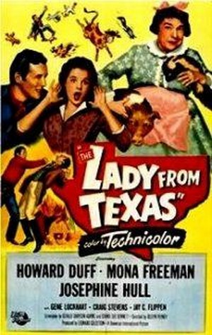 The Lady from Texas (1951) - poster