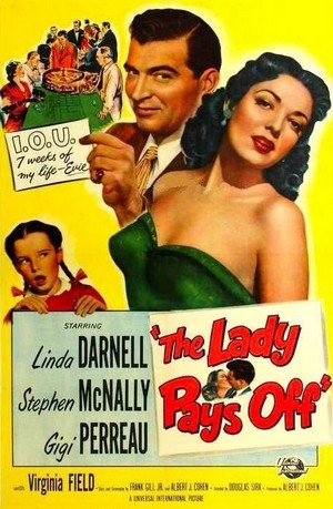 The Lady Pays Off (1951) - poster