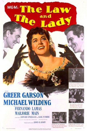 The Law and the Lady (1951) - poster