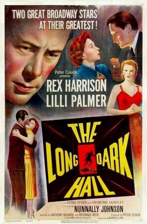 The Long Dark Hall (1951) - poster