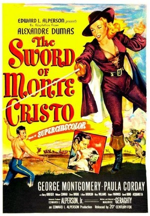 The Sword of Monte Cristo (1951) - poster