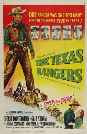 The Texas Rangers (1951) - poster