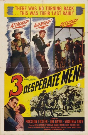 Three Desperate Men (1951) - poster