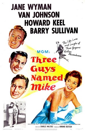Three Guys Named Mike (1951) - poster