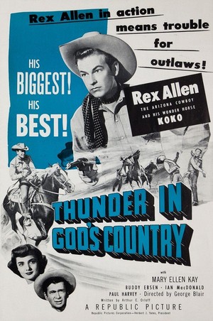 Thunder in God's Country (1951) - poster