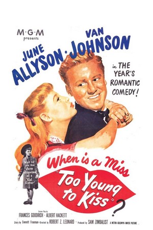 Too Young to Kiss (1951) - poster