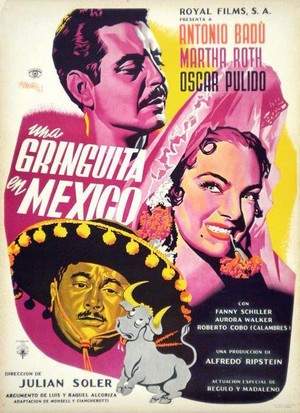 Una Gringuita en México (1951) - poster