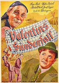 Valentins Sündenfall (1951) - poster