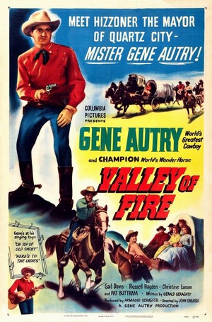 Valley of Fire (1951) - poster