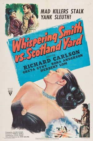 Whispering Smith Hits London (1951) - poster
