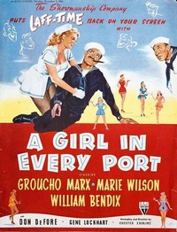 A Girl in Every Port (1952) - poster