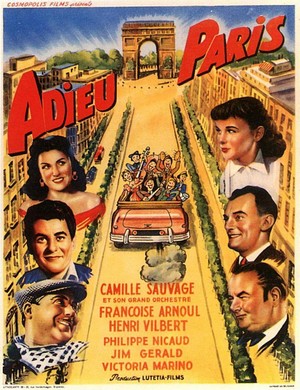 Adieu Paris (1952) - poster