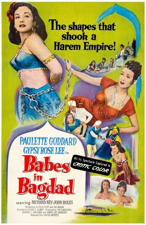 Babes in Bagdad (1952) - poster