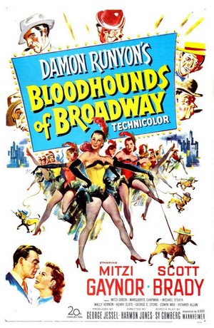 Bloodhounds of Broadway (1952) - poster